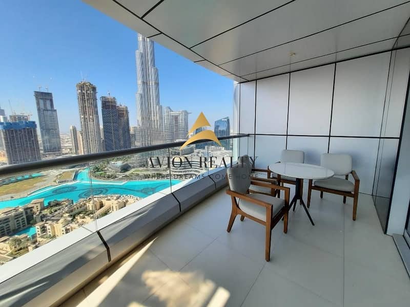 Burj & Fountain Views | Luxuriously Furnished | Ready to Move in