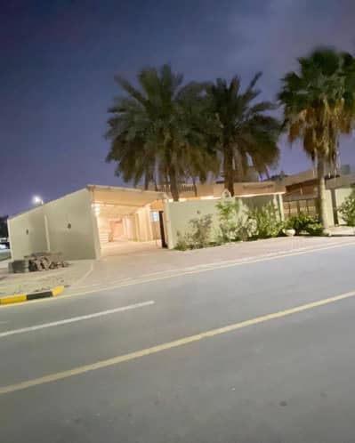 Ground floor villa for rent in Ajman Mushairif, fully renovated with air co