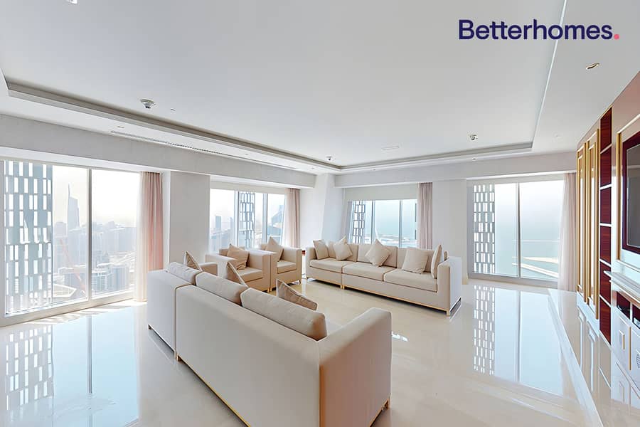 位于迪拜码头，开阳大厦 3 卧室的顶楼公寓 4800000 AED - 5605610