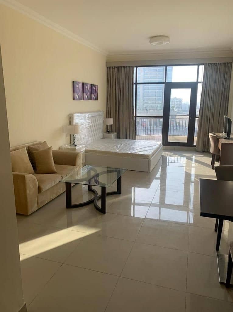 Monthly dhs 2700/- Spacious  Furnished Studio Apartment for Rent in Arjan