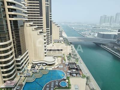 2 Bedroom Apartment for Rent in Dubai Marina, Dubai - Sea view / Super bright / Fully furnished