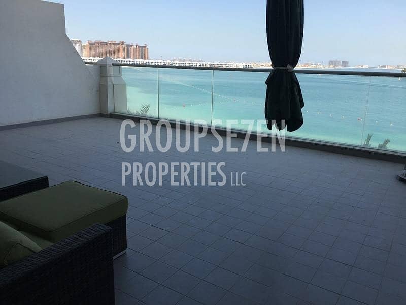 Full Sea View Furnished 1BR for rent in Azure Residence