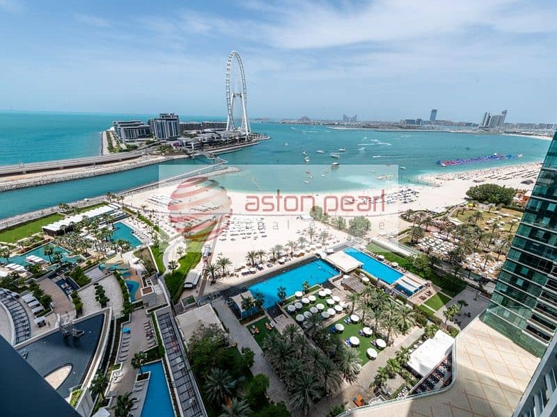Fully Furnished |3BR + Maids | Sea and Marina View