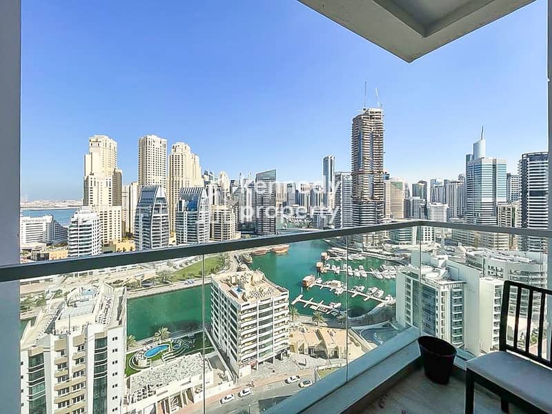 位于迪拜码头，单身公寓壹号大厦 1 卧室的公寓 1450000 AED - 5658656