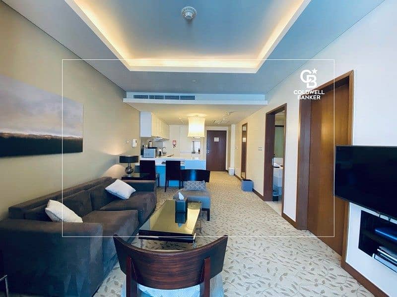 位于迪拜市中心，迪拜谦恭购物中心 1 卧室的公寓 130000 AED - 5861122