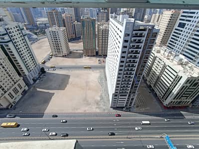 Excellent Offer, 1 Month  Free+ Premium Location Dubai Sharjah Border+ 1bhk Open View just in 22k Hall with Door.