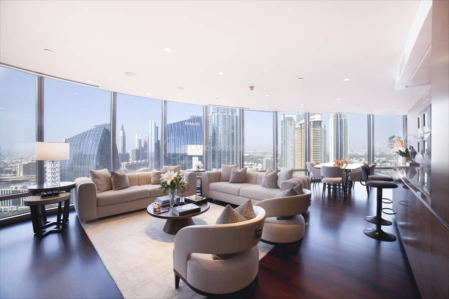 位于迪拜市中心，哈利法塔 3 卧室的公寓 450000 AED - 5904434