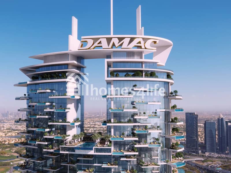 位于迪拜码头，卡瓦利大厦 2 卧室的顶楼公寓 11799999 AED - 5905166