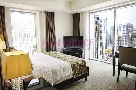 1 Bedroom Hotel Apartment for Rent in Dubai Marina, Dubai - Directly link to Dubai Marina Mall | High floor