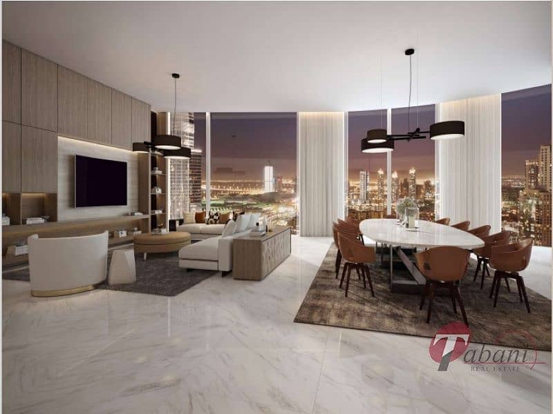 位于迪拜市中心，伊尔普利莫公寓 4 卧室的顶楼公寓 22500000 AED - 5881573
