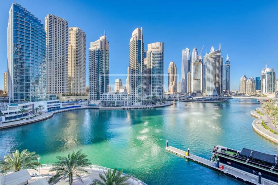 位于迪拜码头，滨海景观大厦，滨海景观大厦B座 1 卧室的公寓 90000 AED - 5908560