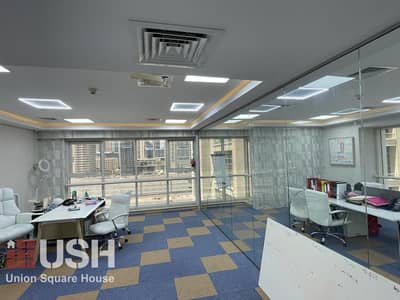 Office for Rent in Jumeirah Lake Towers (JLT), Dubai - Fitted Office| Close to Metro| Lake View