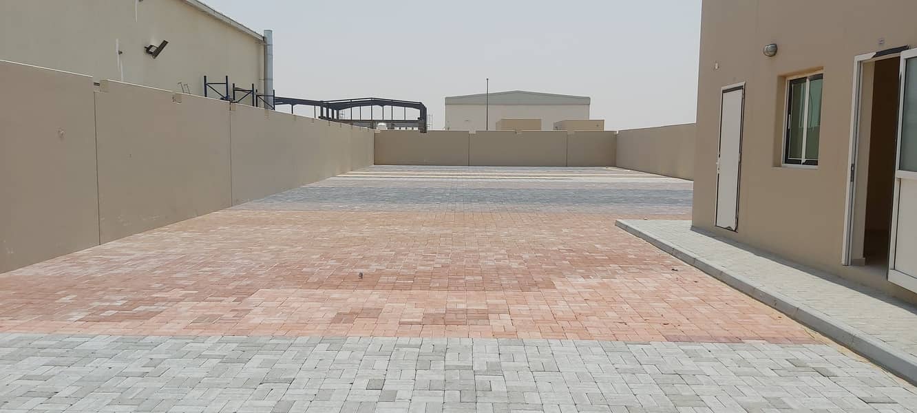7500 Sqft Open Yard 3 Phase Power 2 Office Boundary Wall In Al Sajaa Sharjah