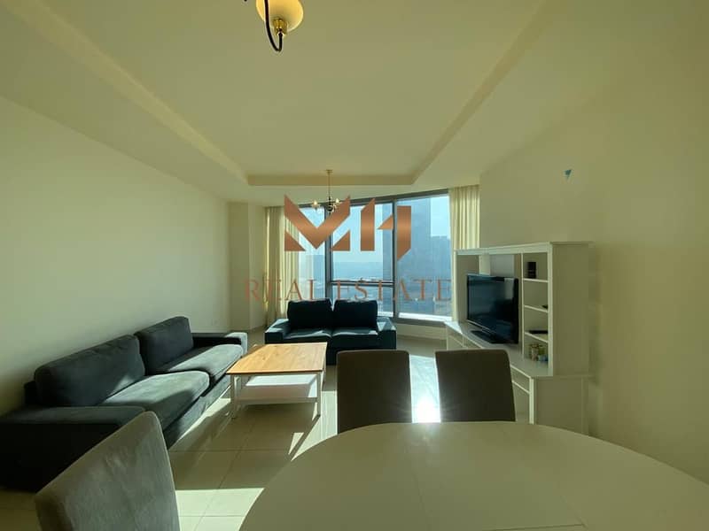 Beautiful Furnished Apart W/ Partial Sea View