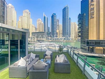 4 Bedroom Flat for Sale in Dubai Marina, Dubai - Huge Terrace | Full Marina View | VOT