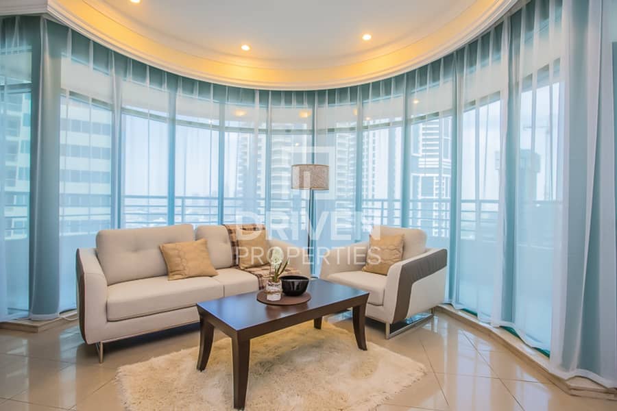 位于迪拜码头，滨海皇冠塔楼 2 卧室的公寓 1850000 AED - 5912203