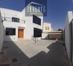 Outstanding  property: 6-7 bedroom good quality semi-independent villa + maids room + study room for rent in Barsha  3