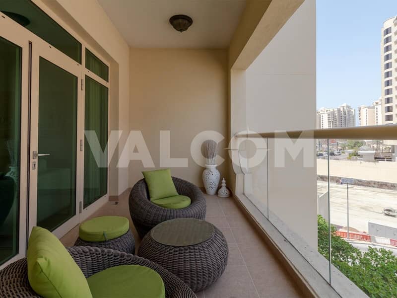 Huge Balcony | Beach Front | Fully Furnished
