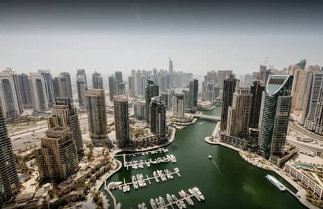 1 Bedroom Apartment for Rent in Dubai Marina, Dubai - 1BR unfurnished l Marina view lVacating 30th April