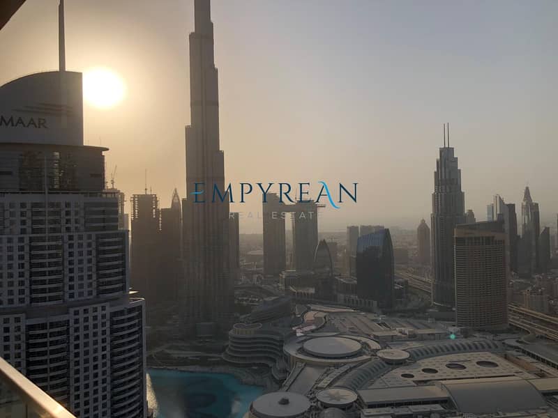 Burj Khalifa View/ Immediately Available/Spacious  Balcony