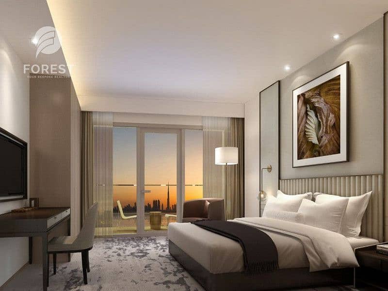 位于迪拜溪港，谦恭海港大厦 1 卧室的酒店式公寓 1600000 AED - 5918732