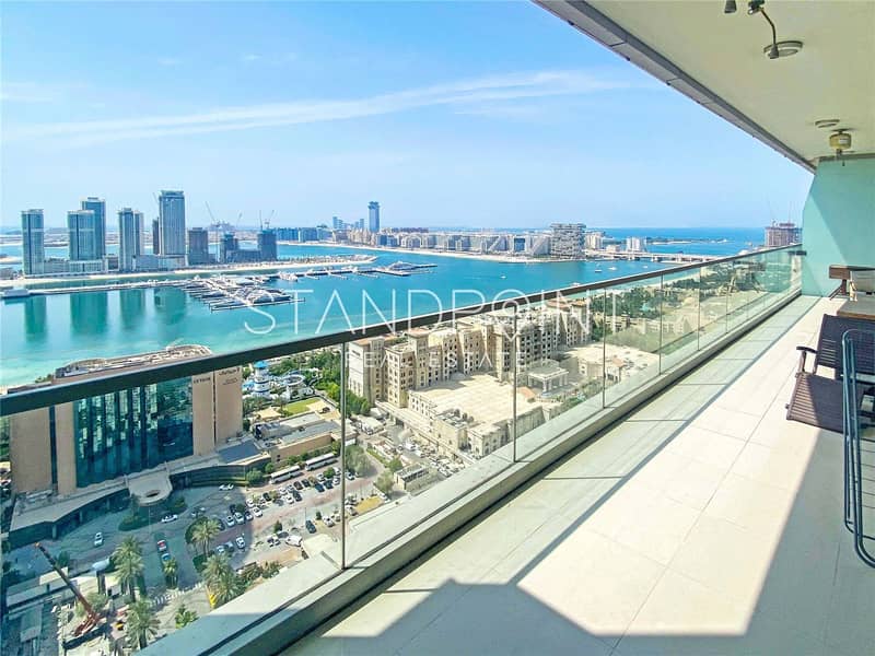 位于迪拜码头，海洋塔楼 3 卧室的公寓 2500000 AED - 5682543