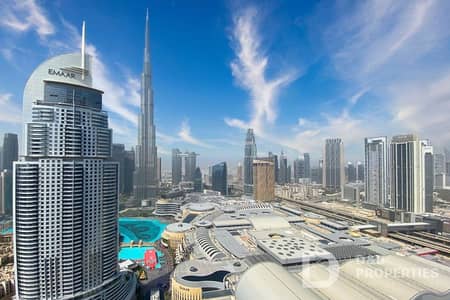 3 Bedroom Apartment for Sale in Downtown Dubai, Dubai - Resale | High Floor | Full Fountain View