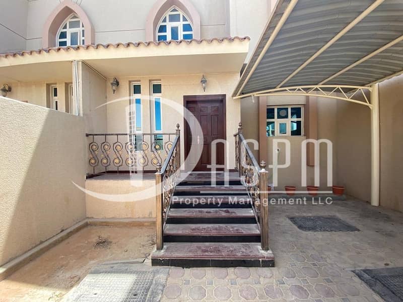 A villa with private entrance in KCB for 120000 AED.