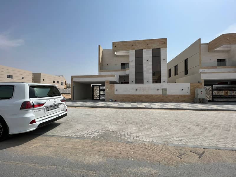 BRAND NEW MODERN VILLA AVAILABLE CENTRAL AC FOR RENT IN AJMAN 120,000/- YEARLY