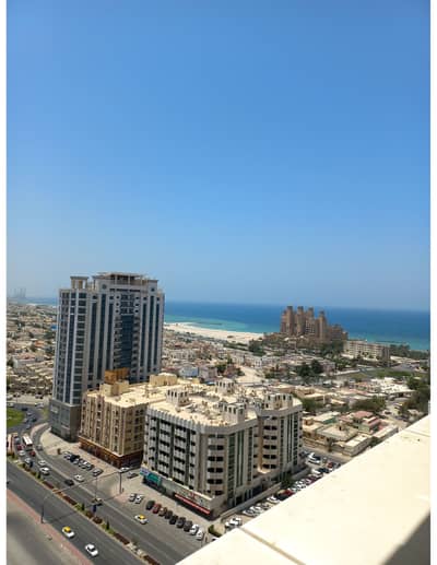 2 BHK PARTIAL SEA VIEW & OPEN VIEW AVAILABLE FOR RENT IN AJMAN ONE TOWERS WITH PARKING.