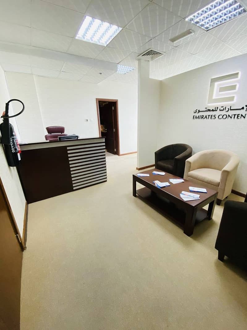 Fully Furnished office | Rented | Low Price | Al-Manara Tower | Business Bay