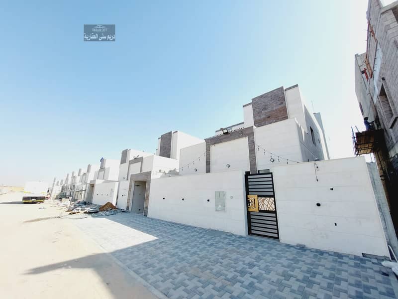 Villa at a price including registration and ownership fees and without down payment directly on Sheikh Mohammed bin Zayed Street, ground and roof