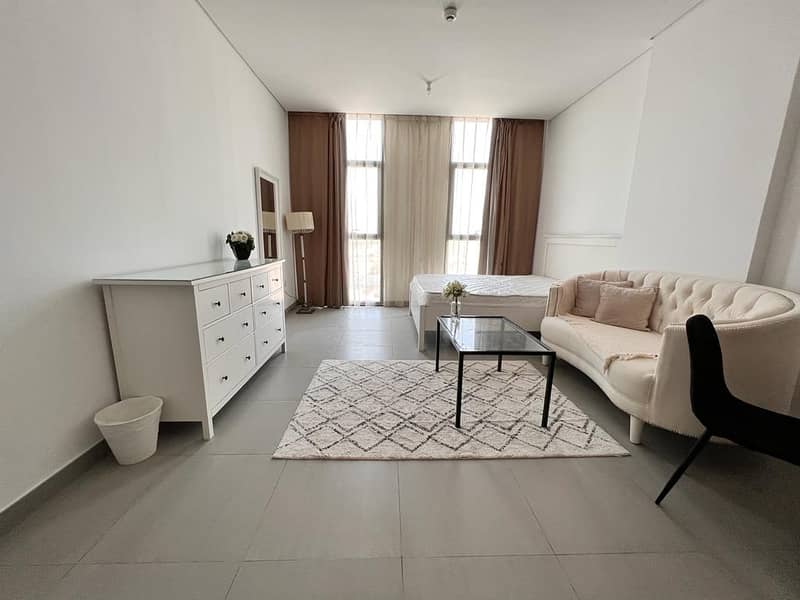 Lavish Brand New Studio With Furniture Available For Rent In Al Mamsha