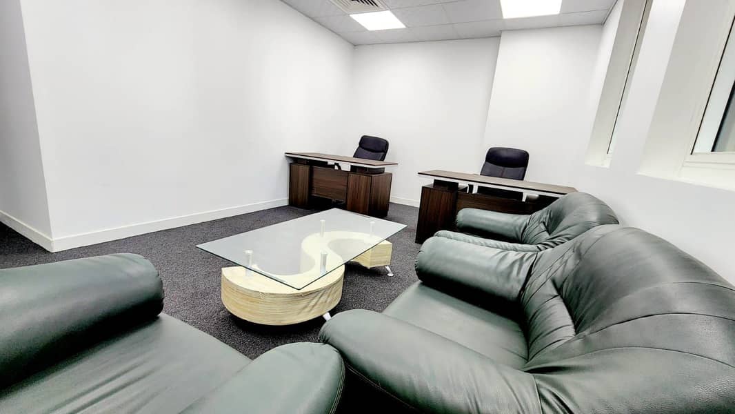 Impressive Furnished Office Space w/ DED Approved