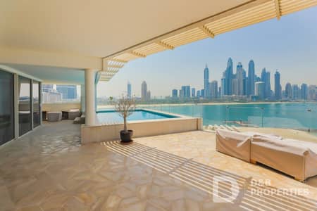 4 Bedroom Penthouse for Sale in Palm Jumeirah, Dubai - Private Pool | Sea & Marina View | Vacant