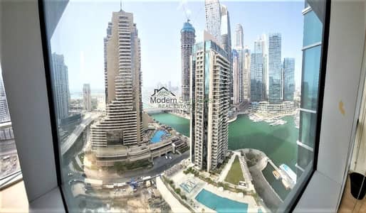 3 Bedroom Apartment for Rent in Dubai Marina, Dubai - Furnished spacious apartment with Marina view