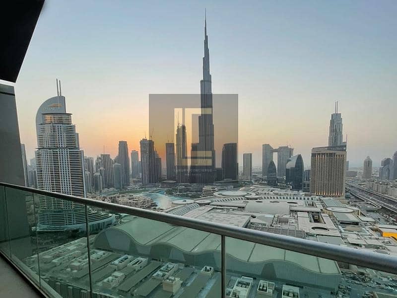 Burj Khalifa & Fountain View | 2BR Apt| Mid Floor