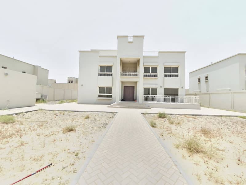 HUGE  INDEPENDENT 5bhk Villa For Rent IN Al Barashi Sharjah With Full Facilities Just 150k