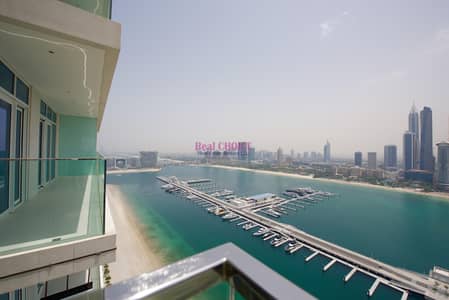 4 Bedroom Apartment for Sale in Dubai Harbour, Dubai - Furnished Luxury 4BR|Panoramic Sea and Marina View