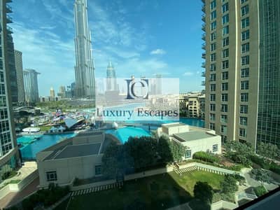 3 Bedroom Flat for Rent in Downtown Dubai, Dubai - 3Br +M|Upgraded Interiors| Burj Khalifa & Fountain
