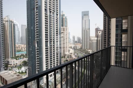 2 Bedroom Flat for Rent in Downtown Dubai, Dubai - Elegant 2-BR in BLDV Heights, Kitchen Equipped, High Floor