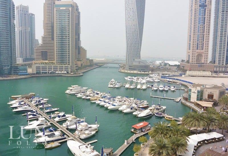 位于迪拜码头，迪拜滨海大厦（怡玛6号大厦），阿尔安巴尔大厦 3 卧室的公寓 270000 AED - 5931097