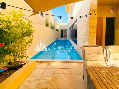5 Bedroom Villa for Sale in Al Raha Gardens, Abu Dhabi - Single Row | 5 BR Villa Deluxe Type A  | Ultra Wide