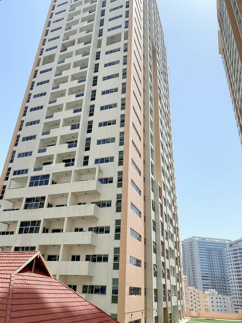 One bedroom hall apartment, close kitchen big size available for sale in Ajman One Tower.