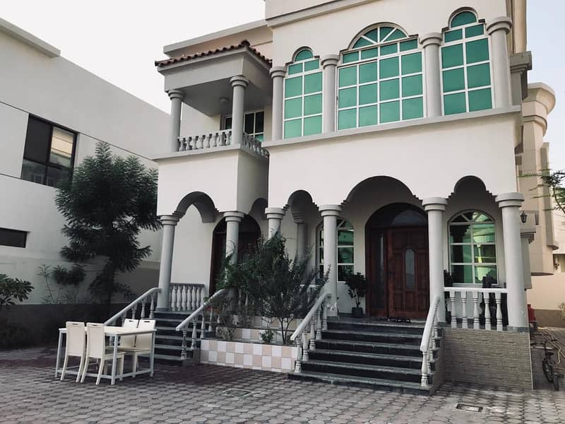 Villa for annual rent in Ajman, Al Rawda area, second inhabitant (furnished)