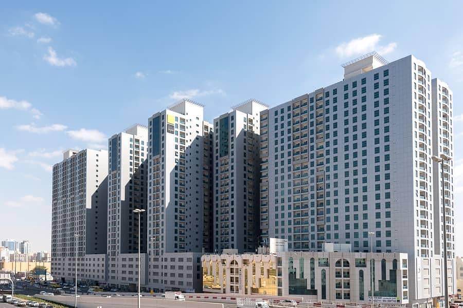 PAY 120000 aed and get a city view one bhk on payment  PLAN