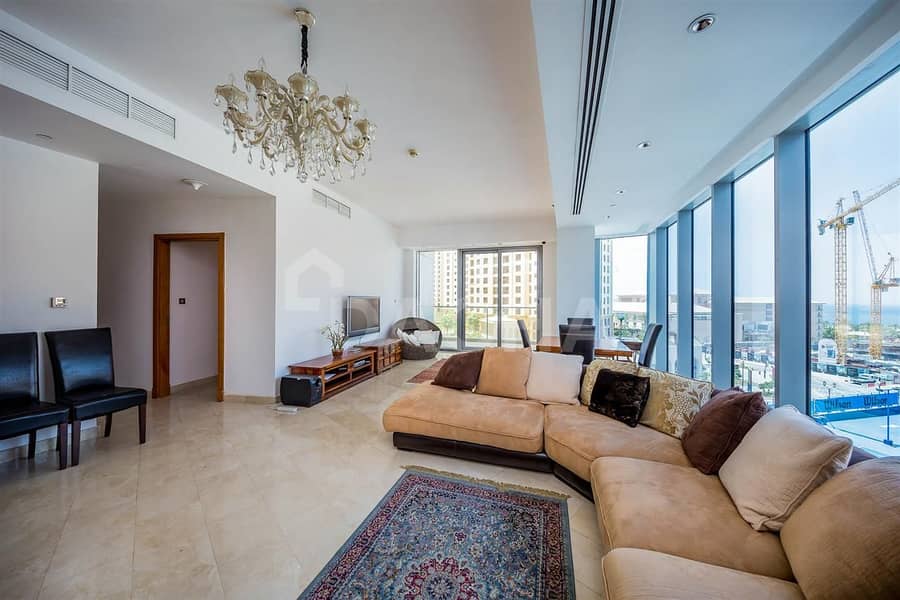 位于迪拜码头，三叉戟豪华公寓 3 卧室的公寓 2990000 AED - 5934283