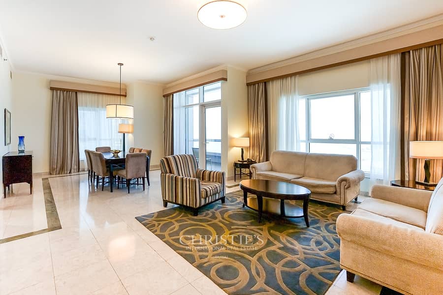 位于迪拜码头，迪拜海港万豪套房酒店 3 卧室的公寓 300000 AED - 5117741