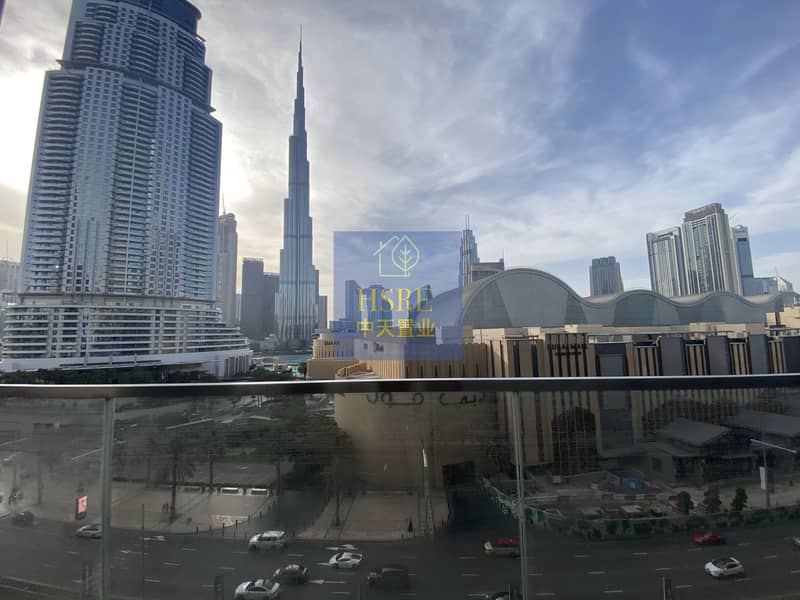 1 BR Fully Furnished | Vacant to move | Chiller Free | Burj Khalifa View | Connecting Dubai Mall |