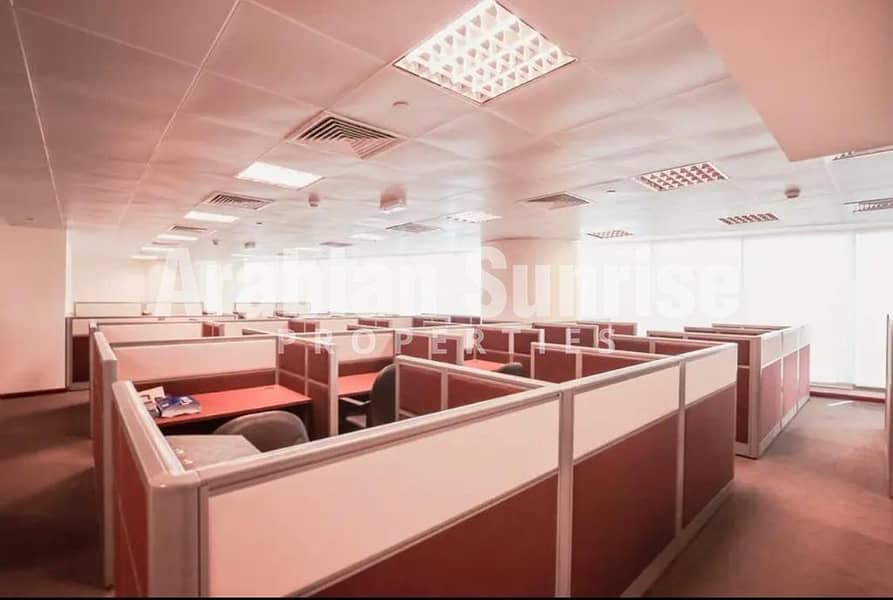 VACANT Negotiable | Fully Fitted Office on High Floor